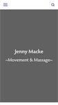 Mobile Screenshot of jennymacke.com